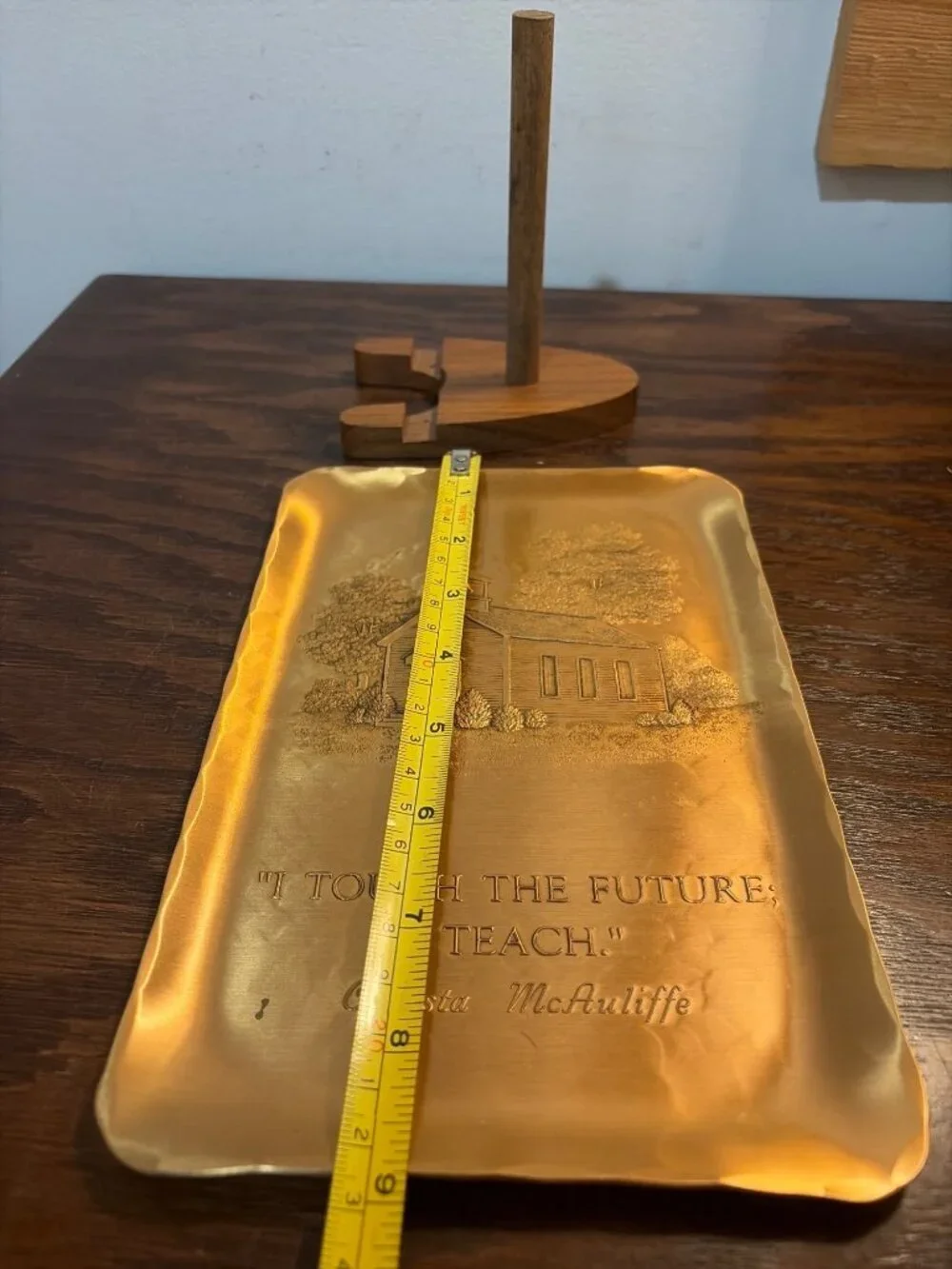 Wendell August Solid Bronze Tray 